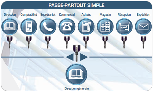 organigramme - passe-partout simple