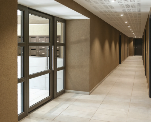 porte d'entrée d'immeuble Cibox à nice - Raimbaldi clefs