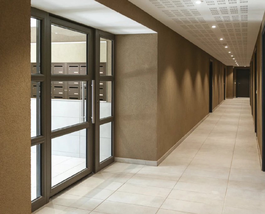 porte d'entrée d'immeuble Cibox à nice - Raimbaldi clefs